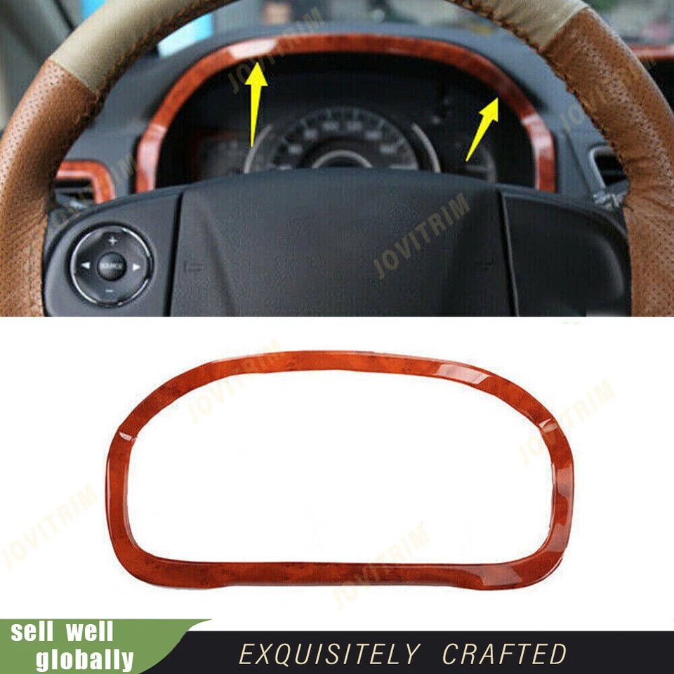 For Honda CRV CR-V 2012-16 Red Wood Grain Central Console Instrument Strip Cover - Изображение 1 из 4