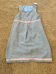 Modest Little Girls Woven Jumper Light Blue And Pink size 14 By Heartstrings - Picture 1 of 3