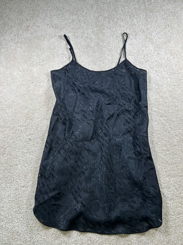 UNDERCOVER Secret Treasures taglia S abito nero burnout slip coquette sexy grunge capriccioso