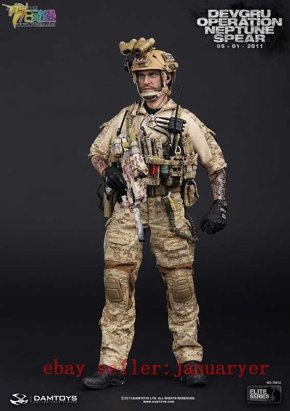 Hot 1/6 Dam Toys 78012 DEVGRU Operation Neptune Spear X50 Headset Twin Radio