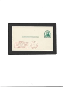 US POSTAL CARD # UX27 UNUSED No Writing 1 Cent Up-rate to 3 cents by meter - Picture 1 of 2
