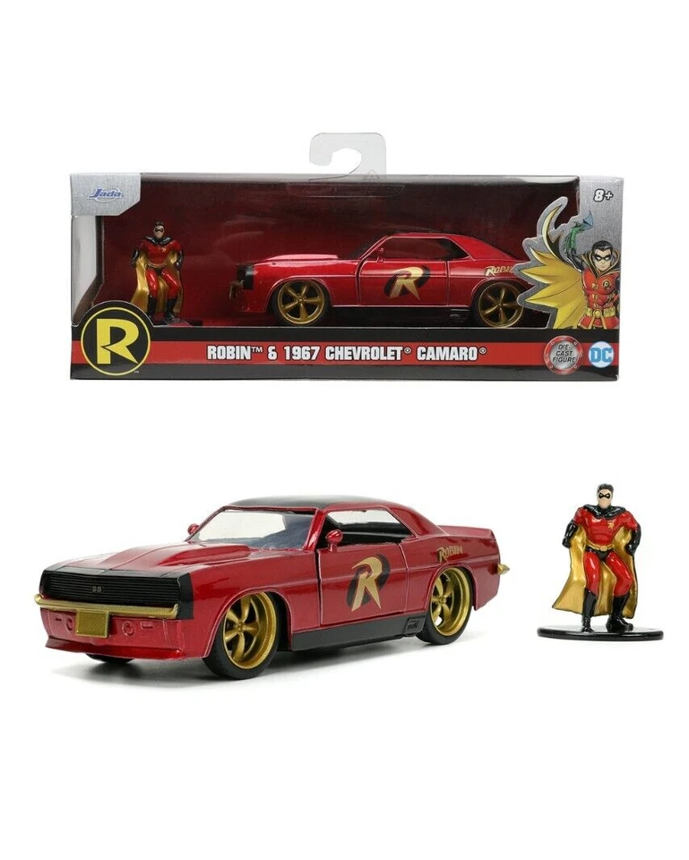Robin Chevrolet Camaro 1969 + statuetta 1/32 JADA ""33088" nuova scatola orig... - Immagine 1 di 1