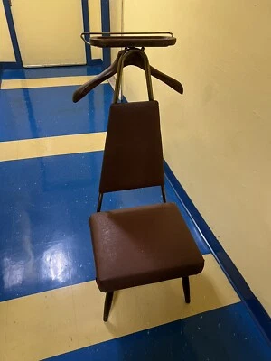 Silla Valet Butler Silla Mueble Vintage MCM Mediados de Siglo Decoración Moderna Por NoVa Foto 1 de 4