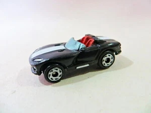 GALOOB MICRO MACHINES 'DODGE VIPER' BLACK, WHITE STRIPE. VINTAGE. EXCELLENT - Picture 1 of 6