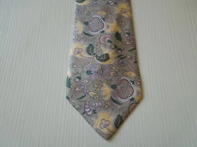 HUBERT MILANO SILK TIE SETA CRAVATTA MADE IN ITALY 946 - Imagen 1 de 4