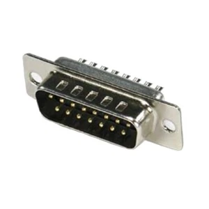 D-Sub DB15 15 Pin Male Plug Connector Solder Type Cup Socket Wire Assembly - Picture 1 of 1