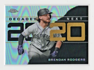 BRENDAN RODGERS 2020 Topps Chrome Update DECADE'S NEXT #DNC7 Colorado Rookies - Imagen 1 de 1