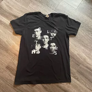 Why Don’t We 8 Letters Shirt Crew Neck Black/White Women’s Size Large - Picture 1 of 4