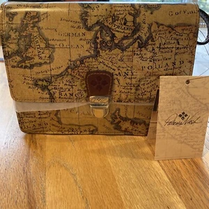 Patricia Nash Laurentina europäische Karte Clutch Umhängetasche Schultertasche neu mit Etikett $ 169 - Bild 1 von 20
