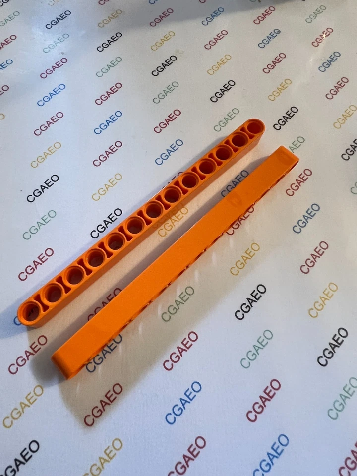 2 X Lego 41239 Technic, Liftarm 1 x 13 Thick - ORANGE - Photo 1/1