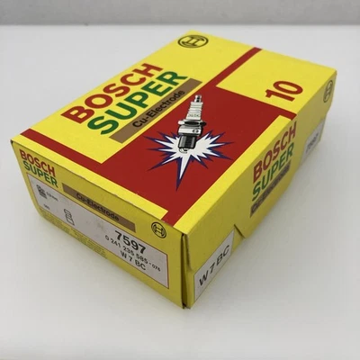 Bujías BOSCH W7BC (caja de 10) OEM Porsche 356 y 912, VW, BMW motocicleta Foto 1 de 4