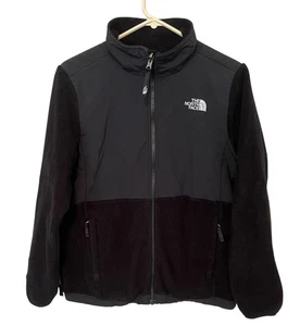 The North Face Jacket Extra Large Girls Black Full Zip Pocket Fleece Polartec XL - Picture 1 of 11