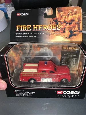 A Collection of 4 Corgi Model Fire Heros - Series 2 - 1:43 Scale Fire Engines - Image 1 of 4