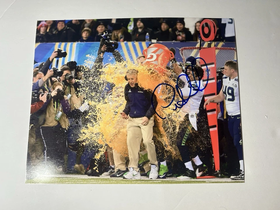 Pete Carroll Signed Autographed Seattle Seahawks 8x10 Photo Superbowl - Image 1 of 1