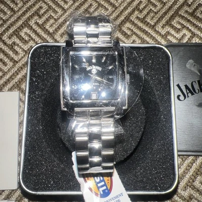 Jack Daniels Old No. 7 Fossil Watch with Original Tin New - Image 1 of 4