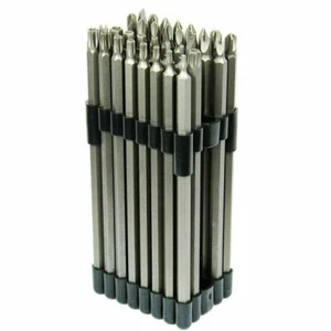 32PC Extra Long 6" Security Bit Tamperproof Set Hex Torx Star Pozi Tri-Wing - Picture 1 of 6