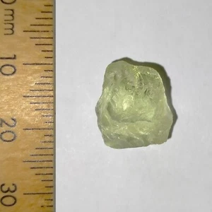 Green Aquamarine facet rough raw crystal natural gemstone Watch Video 7.38ct - Picture 1 of 7