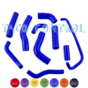 Kit de mangueras de refrigerante de radiador de silicona azul para Yamaha YZF R6 YZFR6 YZF-R 2006-2020 - Imagen 1 de 14