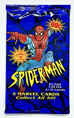 Fleer/Skybox Marvel Spider-Man 1997 paquete sellado nuevo - cantidad disponible Foto 1 de 2