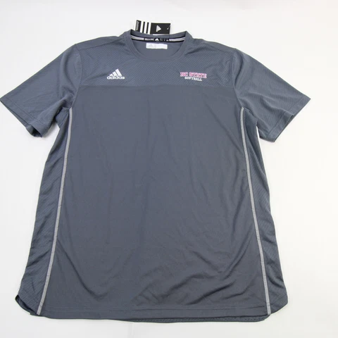 NC State Wolfpack adidas Climacool Short Sleeve Shirt Women's Gray New Cover