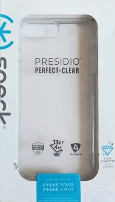 Speck Presidio Perfect Clear Case for iPhone 7 & iPhone 8 - Image 1 of 2