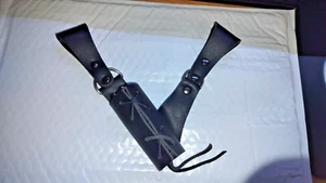 Right Hand Leather Sword Frog – Steel Hardware, Adjustable Lacing for Proper Fit - Bild 1 von 10
