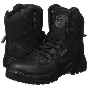 MENS SAFETY BOOTS ARMY MILITARY POLICE TACTICAL STEEL TOE CAP COMBAT WORK SHOES - Picture 1 of 7