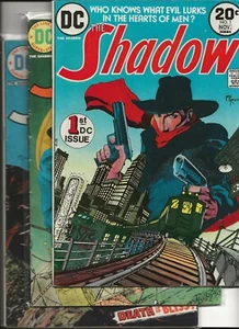 THE SHADOW #1,2,4,9,10 Bronze age lot (DC 1973) Kaluta art VG/FN+ - Picture 1 of 11