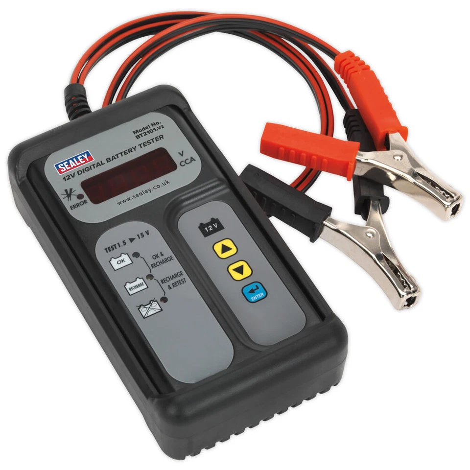 Sealey BT2101 Digital Battery Tester 12V - Image 1 of 1