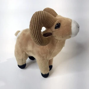 Cuddlekins BIGHORN SHEEP Wild Republic 2011 8” Plush Stuffed Animal Toy - Picture 1 of 8