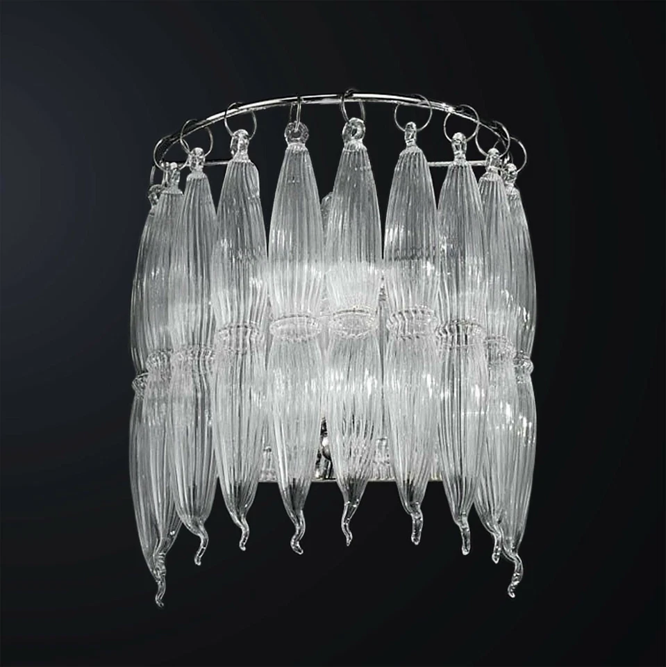Lámpara de cristal de Murano diseño apliques modernos 1 BGA 3057-A30 Foto 1 de 1