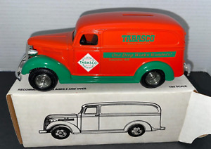 ERTL Diecast 1938 Chevy Panel Van bank - Tabasco Hot Sauce 1:25 Scale 1993