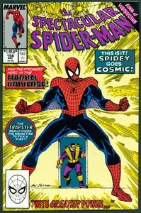 Spectacular Spider-Man 158 NM 9.4 1st Cosmic Spider-Man Marvel 1989 - Picture 1 of 3
