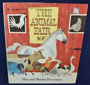 Vintage The Animal Fair Golden Book hardcover large 1973 Alice Martin Provensen - Picture 1 of 5