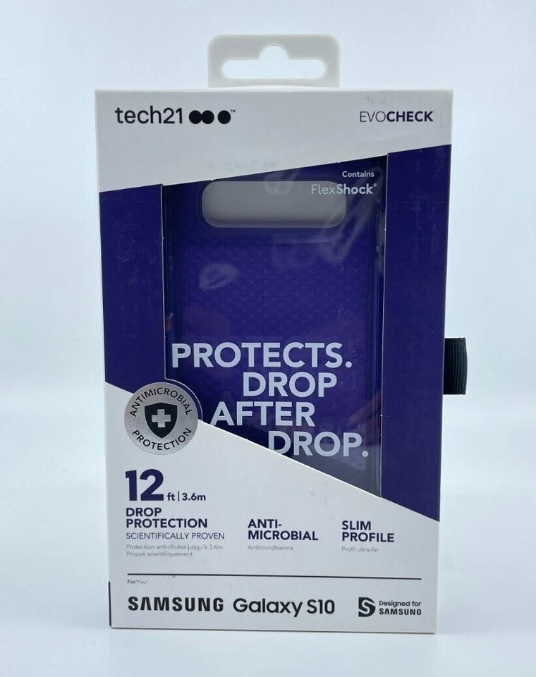 Tech21 Evocheck Ultra Violeta Para Samsung Galaxy S10 - Imagem 1 de 3