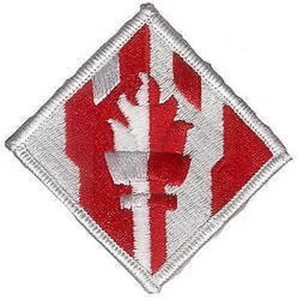 PARCHE DE COMANDO DE APOYO DE CAMPO INGENIERO DEL EJÉRCITO DE ESTADOS UNIDOS - A TODO COLOR - Imagen 1 de 1