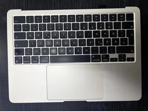 Original Apple MacBook Air A2681 Topcase M2 2022 13.6" UK Keyboard and Backlight - Picture 1 of 8