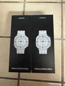 Samsung Galaxy Watch Ultra 47MM LTE débloqué SM-L705 (Bracelet Argent/Blanc) - Neuf - Photo 1 sur 10
