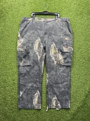 Pantalones de mezclilla camuflados de roble musgo vintage para hombre 44 44x31 Y2K trabajo camuflaje ruptura al aire libre Foto 1 de 4