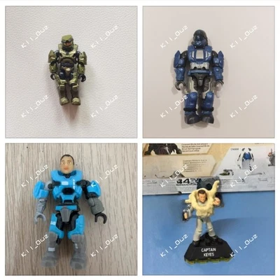 Mega Construx Bloks Halo Captain Keyes Master Chief Kat-B320 Spartan Graves Toy - Image 1 of 2