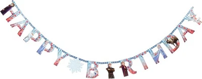 Disney Frozen 2 Jumbo Add-An-Age Letter Banner - 10.5' x 10" (Pack Multicolor  - Image 1 of 4