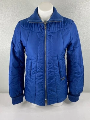 Diesel Women Small Quilted Puffer Jacket Blue Casual Winter - Image 1 of 4