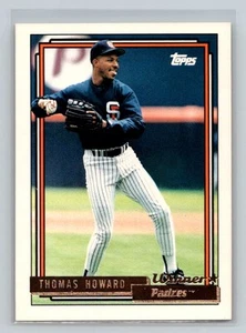 1992 Topps Gold Winners #539 Thomas Howard San Diego Padres Baseball Card - Picture 1 of 2