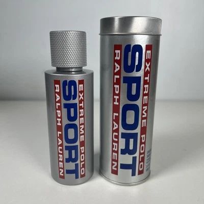 EXTREME POLO SPORT Por Ralph Lauren 3.4 OZ Energizante Piel Salpicaduras Hombres RARO Nuevo Foto 1 de 4