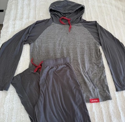 Conjunto de pijama ropa de dormir EVA AIR x Jason Wu Royal Laurel rojo gris talla grande unisex Foto 1 de 4