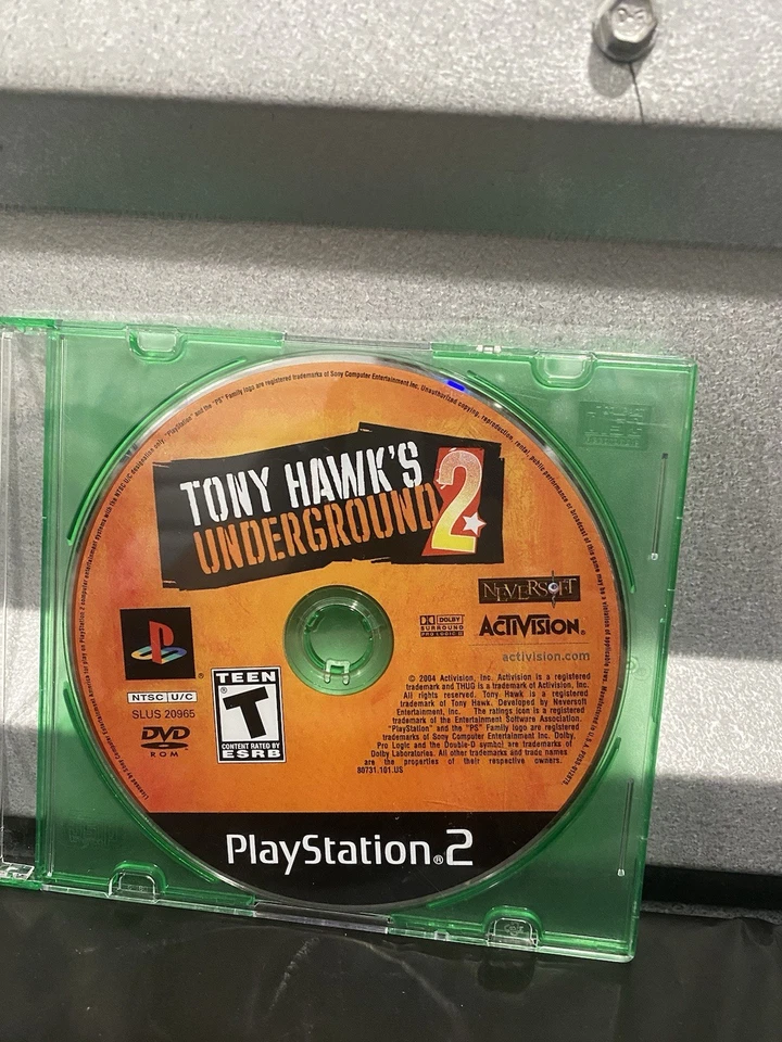 Tony Hawk’s Underground 2 PS2, Neversoft, Disc Only - Image 1 of 1