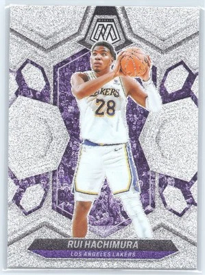 2023-24 Panini Mosaic Speckles Rui Hachimura Los Angeles Lakers #98 - Image 1 of 2