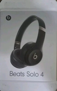 Beats Solo 4 Black Bluetooth New OEM - Picture 1 of 4