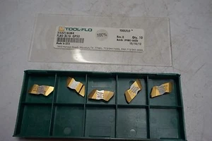 10 pcs TOOL-FLO FLAS-3L16 Grade GP50 Carbide STUB ACME Inserts EDP 553216L - Picture 1 of 2