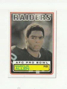 1983 Topps Football Marcus Allen #294 Rookie Ex+/Nm - Picture 1 of 2